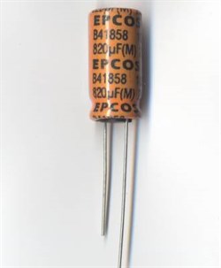 25V 820uF  10*20mm 105° EPCOS B41858 (LL)