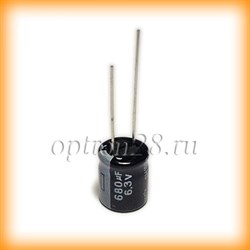 6.3V 680uF  10*12mm 105° YAGEO SH006M0680B5S-1012