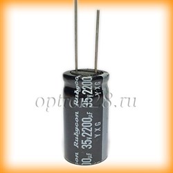 35V 2200uF  16*30mm 105° Rubycon YXG