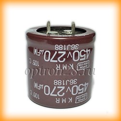 450V 270uF  30*30mm 105° Nippon KMR