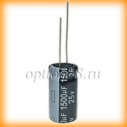 25V 1500uF  13*25mm 105° YAGEO SH025M1500B5S-1325