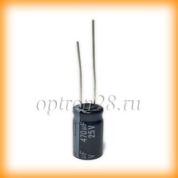 25V 470uF  10*12mm 105° YAGEO SH025M0470B5S-1012